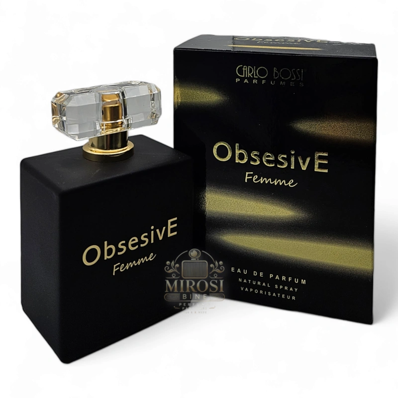 Parfum unisex Obsesive - note de trufe, orhidee neagră și lemn de santal, inspirat de Black Orchid de la Tom Ford, ideal pentru seară