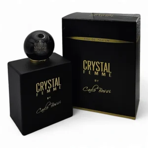 Parfum feminin Crystal Noire - note de cardamom, gardenie și lemn de santal, inspirat de Crystal Noir de la Versace, ideal pentru seară