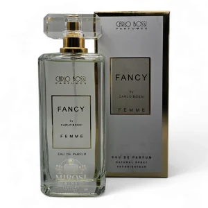 Parfum feminin Fancy - note de portocală, trandafir și patchouli, inspirat de Coco Mademoiselle de la Chanel, ideal pentru seară