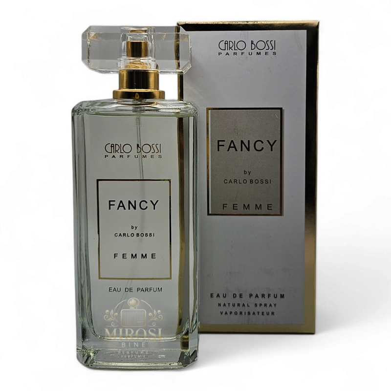 Parfum feminin Fancy - note de portocală, trandafir și patchouli, inspirat de Coco Mademoiselle de la Chanel, ideal pentru seară
