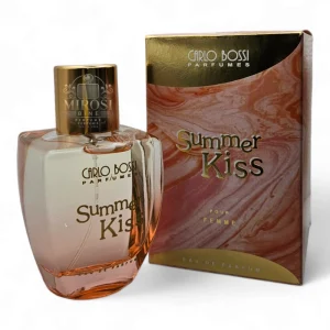 Parfum feminin Summer Kiss - note de mango, hibiscus și mosc, inspirat de Island Kiss de la Escada, ideal pentru vară