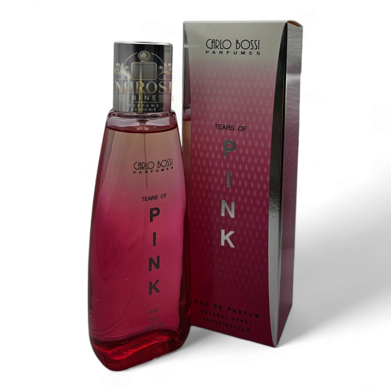 Parfum feminin Tears of Pink - note de portocală roșie, iasomie și vanilie, inspirat de Touch of Pink de la Lacoste, ideal pentru zi