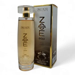 Parfum feminin Zoe Gold - note de grepfrut, orhidee și vanilie, inspirat de IN2U Her de la Calvin Klein, ideal pentru seară