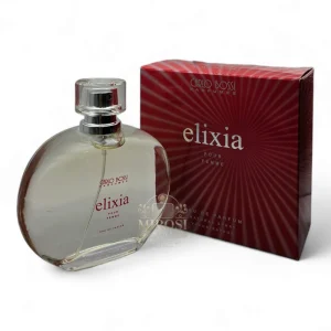 Parfum feminin Elixia Pink - note de piper alb, iris și lemn de santal, inspirat de Echo Woman de la Davidoff, ideal pentru zi