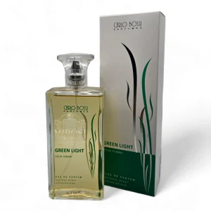 Parfum feminin Green Light - note de bergamotă, crin și patchouli, inspirat de Eden de la Cacharel, ideal pentru seară